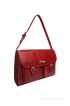 Hidesign Red Leather Shoulder Bag